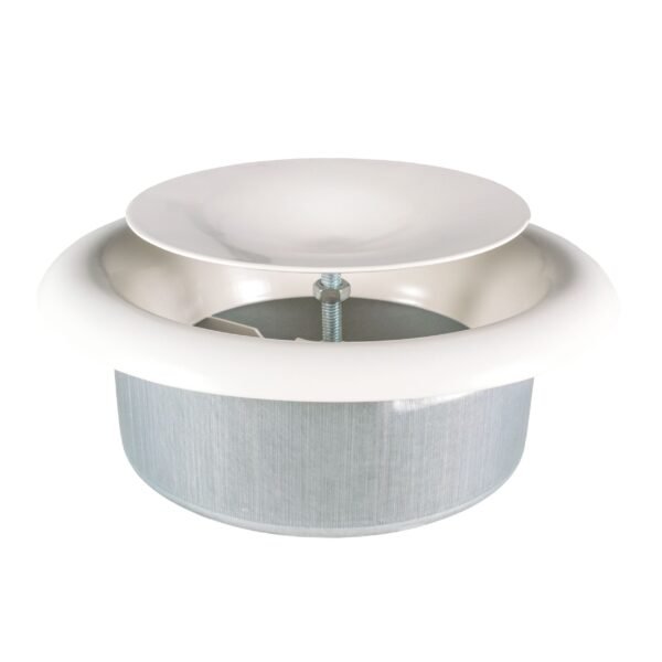 White Metal Extract Ceiling Valve 125mm – Anemostat SV Anemostats Free Shipping 7