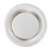 White Metal Extract Ceiling Valve 125mm – Anemostat EV Anemostats Free Shipping 53