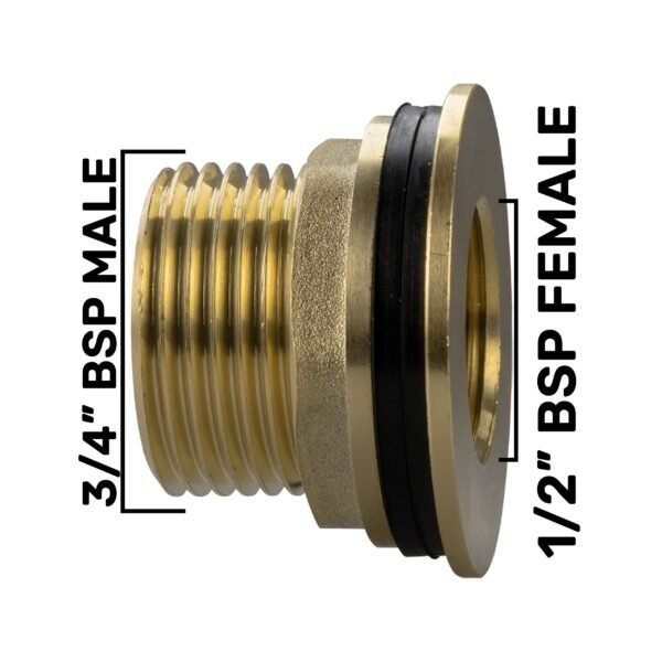 Water butt brass kit 3/4 inch with lever tap hose barb and side – rainwater harvesting kit uk water butt kits free shipping 9
