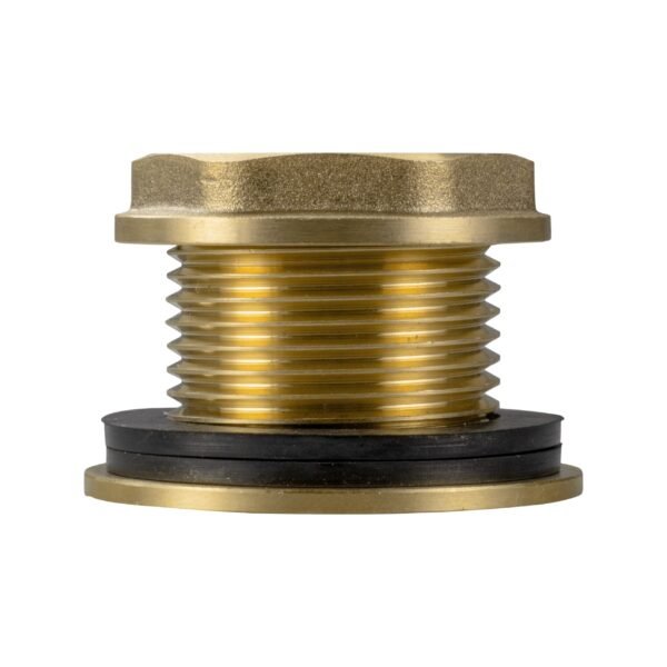 Water Butt Brass 1" BSP Male - 3/4" BSP Female and Drill Bit