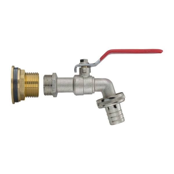 Water butt brass kit 3/4 inch with barbed lever tap and drill – rainwater harvesting kit uk brass wall flange kits free shipping 17