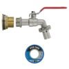Water butt brass kit 3/4 inch with barbed lever tap and drill – rainwater harvesting kit uk brass wall flange kits free shipping 41
