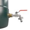 Water Butt Brass Kit 3/4″ with Quick Connect Lever Tap and Brass Wall Flange Kits Free Shipping 37