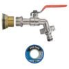 Water Butt Brass Kit 3/4″ with Quick Connect Lever Tap and Brass Wall Flange Kits Free Shipping 41