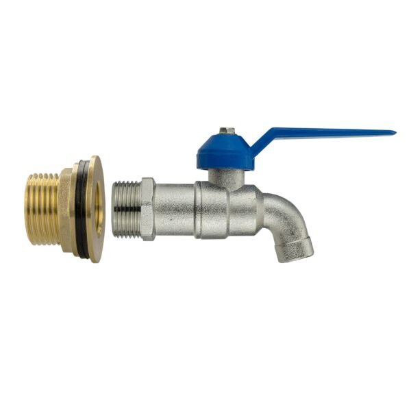 Water butt brass kit 3/4 inch with simple lever tap and drill – rainwater harvesting kit uk brass wall flange kits free shipping 21