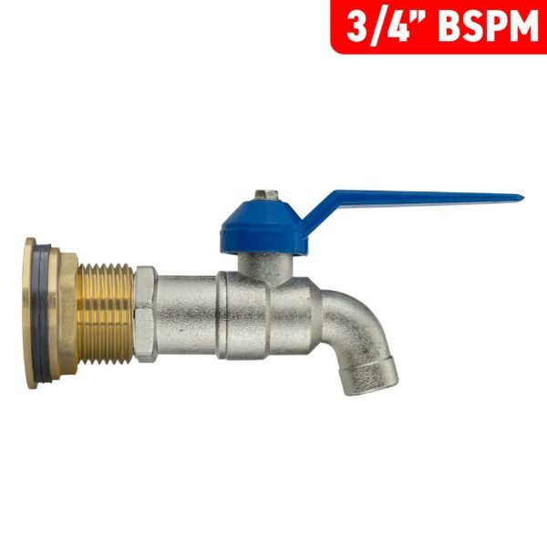 Water butt brass kit 3/4 inch with simple lever tap and drill – rainwater harvesting kit uk brass wall flange kits free shipping 17