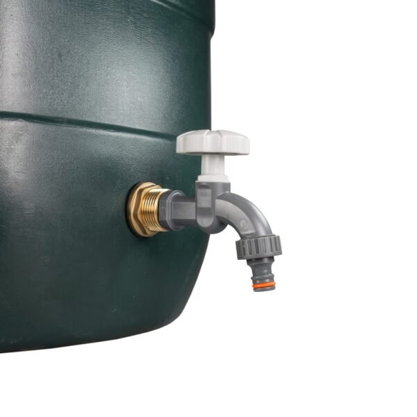 Water butt brass kit 3/4 inch with grey dial tap – rainwater harvesting kit uk water butt kits free shipping 7
