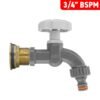 Water butt brass kit 3/4 inch with grey dial tap – rainwater harvesting kit uk water butt kits free shipping 29