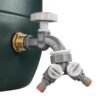 Water Butt Brass Kit 3/4″ with Grey Dial Tap + Two-Way New Arrivals Free Shipping 27