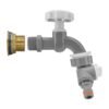 Water Butt Brass Kit 3/4″ with Grey Dial Tap + Two-Way Brass Wall Flange Kits Free Shipping 45