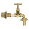 Water butt brass kit 3/4″ with 13mm barbed polished brass brass wall flange kits free shipping 49