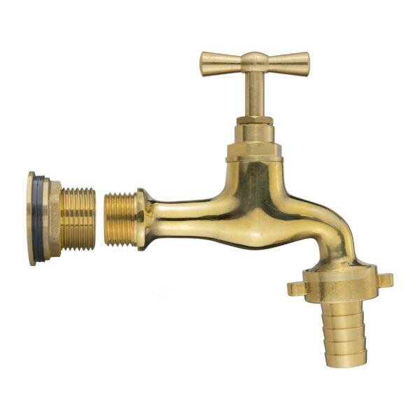 Water butt brass kit 3/4 inch with 15mm barbed polished brass – rainwater harvesting kit uk water butt kits free shipping 13