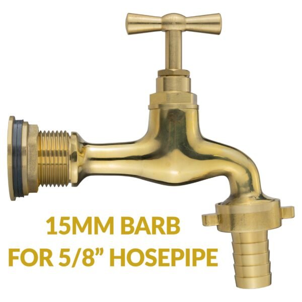 Water butt brass kit 3/4 inch with 15mm barbed polished brass – rainwater harvesting kit uk water butt kits free shipping 15