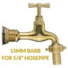 Water butt brass kit 3/4 inch with 15mm barbed polished brass – rainwater harvesting kit uk brass wall flange kits free shipping 41