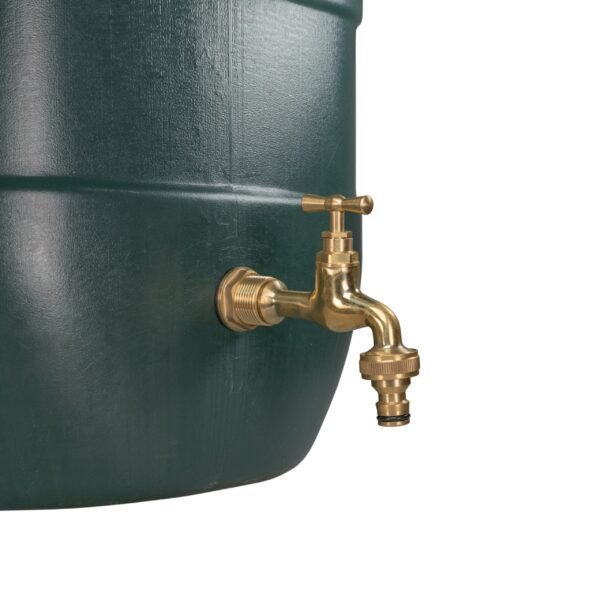 Water butt brass kit 3/4 inch with quick connect polished brass and drill bit brass wall flange kits free shipping 13