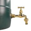 Water butt brass kit 3/4 inch with quick connect polished brass and drill bit brass wall flange kits free shipping 39