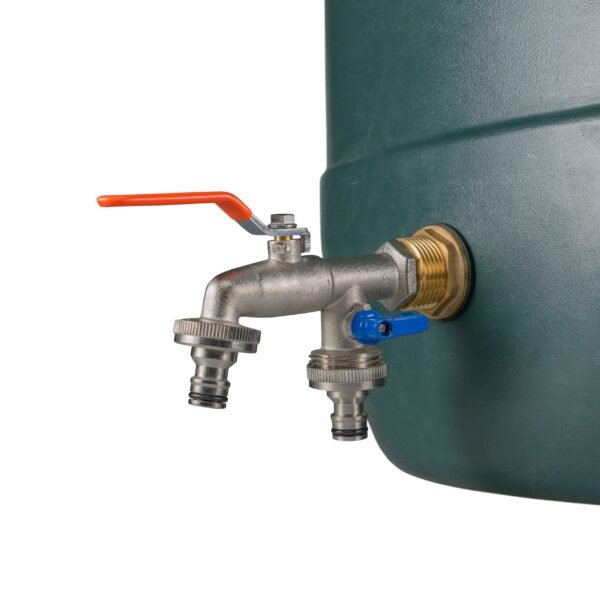 Water Butt Brass Kit 3/4″ with Double Quick Connect Tap and New Arrivals Free Shipping 19