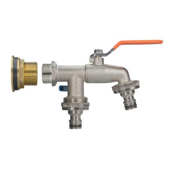 Water Butt Brass Kit 3/4″ with Double Quick Connect Tap and New Arrivals Free Shipping 23