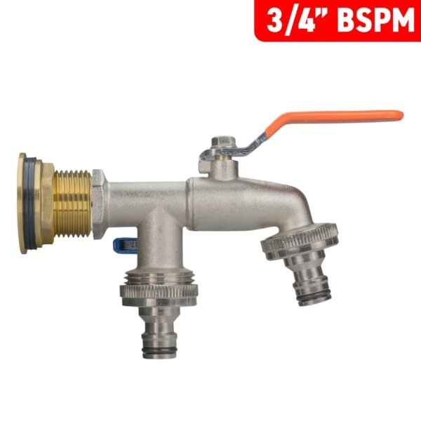 Water Butt Brass Kit 3/4″ with Double Quick Connect Tap and New Arrivals Free Shipping 25