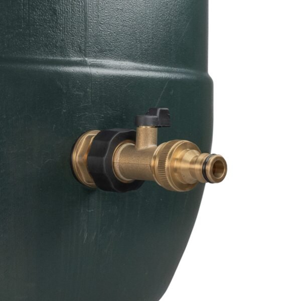 Water Butt Brass Kit 3/4″ with Brass Valve + Quick Connect New Arrivals Free Shipping 9