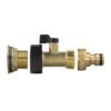 Water Butt Brass Kit 3/4″ with Brass Valve + Quick Connect New Arrivals Free Shipping 37