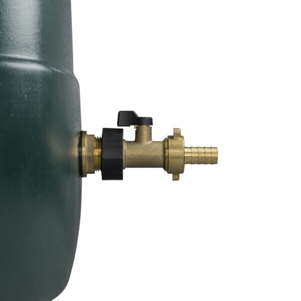 Water butt brass kit 3/4 inch with brass valve + 13mm barb and – rainwater harvesting kit uk water butt kits free shipping 13