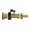 Water butt brass kit 3/4 inch with brass valve and 13mm barb – rainwater harvesting kit uk brass wall flange kits free shipping 29