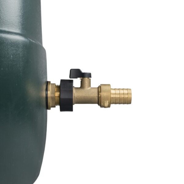 Water butt brass kit 3/4 inch with brass valve + 19mm barb and – rainwater harvesting kit uk water butt kits free shipping 13