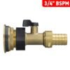 Water butt brass kit 3/4 inch with brass valve + 19mm barb and – rainwater harvesting kit uk water butt kits free shipping 37