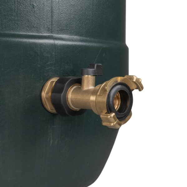 Water butt brass kit 3/4 inch with brass valve + geka and drill – rainwater harvesting kit uk water butt kits free shipping 7