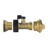 Water butt brass kit 3/4 inch with brass valve + geka and drill – rainwater harvesting kit uk water butt kits free shipping 35