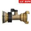 Water butt brass kit 3/4 inch with brass valve + geka and drill – rainwater harvesting kit uk water butt kits free shipping 37