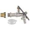 Water butt brass kit 3/4 inch with lever tap hose barb and lever – rainwater harvesting kit uk water butt kits free shipping 49