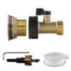 Water Butt Brass Kit 3/4″ with Brass Valve and Drill Bit New Arrivals Free Shipping 25