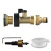 Water Butt Brass Kit 3/4″ with Brass Valve + Quick Connect New Arrivals Free Shipping 25