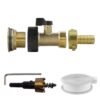 Water butt brass kit 3/4 inch with brass valve + 13mm barb and – rainwater harvesting kit uk water butt kits free shipping 23