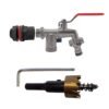 Water butts kit 1/2 inch with double tap and drill bit – rainwater harvesting kit uk water butt kits free shipping 35