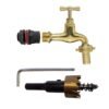 Water butts kit 1/2″ with polish brass tap 13mm outlet and – rainwater harvesting kit uk new arrivals free shipping 25