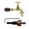 Water butts kit 1/2 inch with polish brass tap 15mm outlet – rainwater harvesting kit uk water butt kits free shipping 23