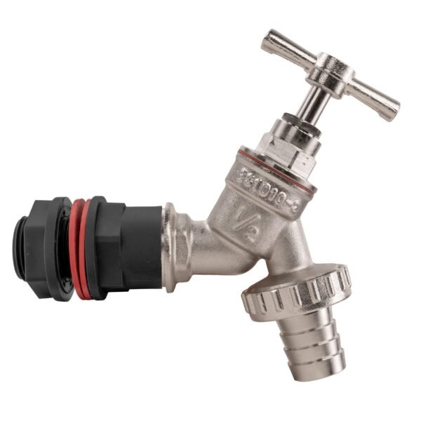 Water butt kit 1/2 inch with nickel plated barbed tap and drill – rainwater harvesting kit uk water butt kits free shipping 7