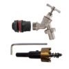 Water butt kit 1/2 inch with nickel plated barbed tap and drill – rainwater harvesting kit uk water butt kits free shipping 21