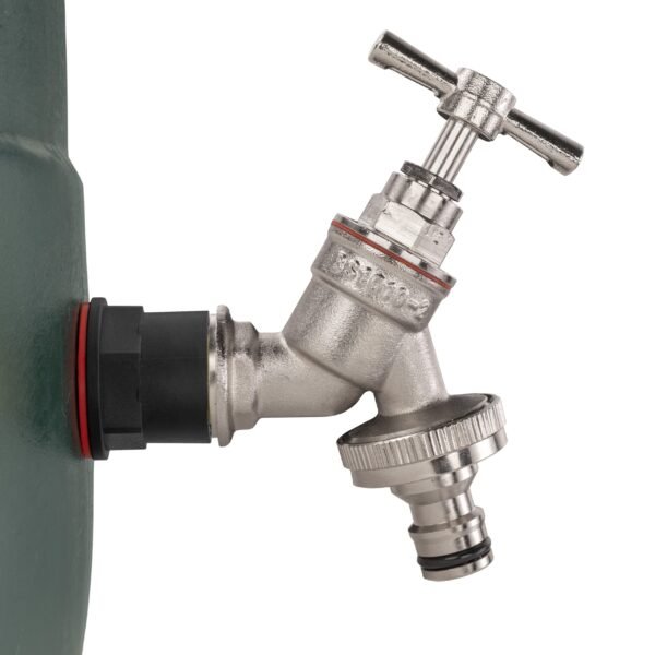 Water butt kit 1/2″ with nickel plated quick connect tap – rainwater harvesting kit uk water butt kits free shipping 5