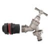 Water butt kit 1/2″ with nickel plated quick connect tap – rainwater harvesting kit uk water butt kits free shipping 25