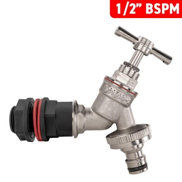 Water butt kit 1/2″ with nickel plated quick connect tap and – rainwater harvesting kit uk water butt kits free shipping 11