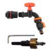 Water Butt Kit 1/2″ with Black Dial Tap + Two-Way Splitter Water Butt Kits Free Shipping 21