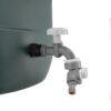 Water butt kit 1/2 inch with grey dial tap + two-way splitter + drill bit – rainwater harvesting kit uk water butt kits free shipping 25