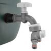 Water butt kit 1/2 inch with grey dial tap + two-way splitter + drill bit – rainwater harvesting kit uk water butt kits free shipping 27