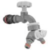 Water butt kit 1/2 inch with grey dial tap + two-way splitter + drill bit – rainwater harvesting kit uk water butt kits free shipping 33