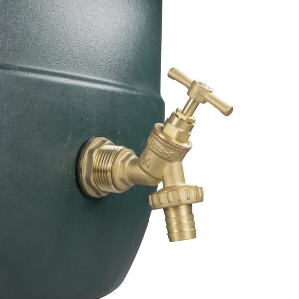 Water butt brass kit 1 inch with brass barbed tap and drill bit – rainwater harvesting kit uk brass wall flange kits free shipping 7