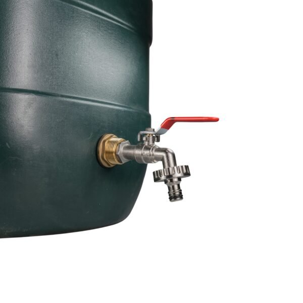 Water Butt Brass Kit 1″ with Quick Connect Lever Tap and Brass Wall Flange Kits Free Shipping 13
